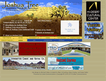 Tablet Screenshot of joshuatreetraveler.com